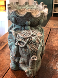 Vintage Cement Elephant
