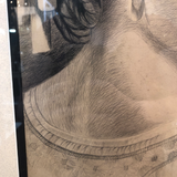 Vintage French Etching of a Woman