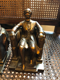 Vintage Lincoln Memorial Bookends, a Pair
