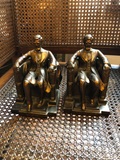 Vintage Lincoln Memorial Bookends, a Pair