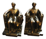 Vintage Lincoln Memorial Bookends, a Pair