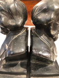 Vintage Longfellow Bookends, a Pair