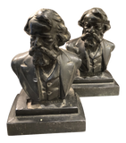 Vintage Longfellow Bookends, a Pair