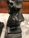 Vintage Longfellow Bookends, a Pair