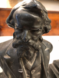Vintage Longfellow Bookends, a Pair