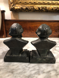 Vintage Longfellow Bookends, a Pair