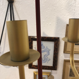 Vintage Red and Gold 4-Light Pagoda Lantern
