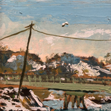 Vintage Water-Scape Painting by Atlanta Artist Barbara B. Moore