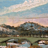 Vintage Water-Scape Painting by Atlanta Artist Barbara B. Moore