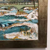 Vintage Water-Scape Painting by Atlanta Artist Barbara B. Moore