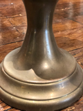 Wooden Artichoke on Brass Pedestal
